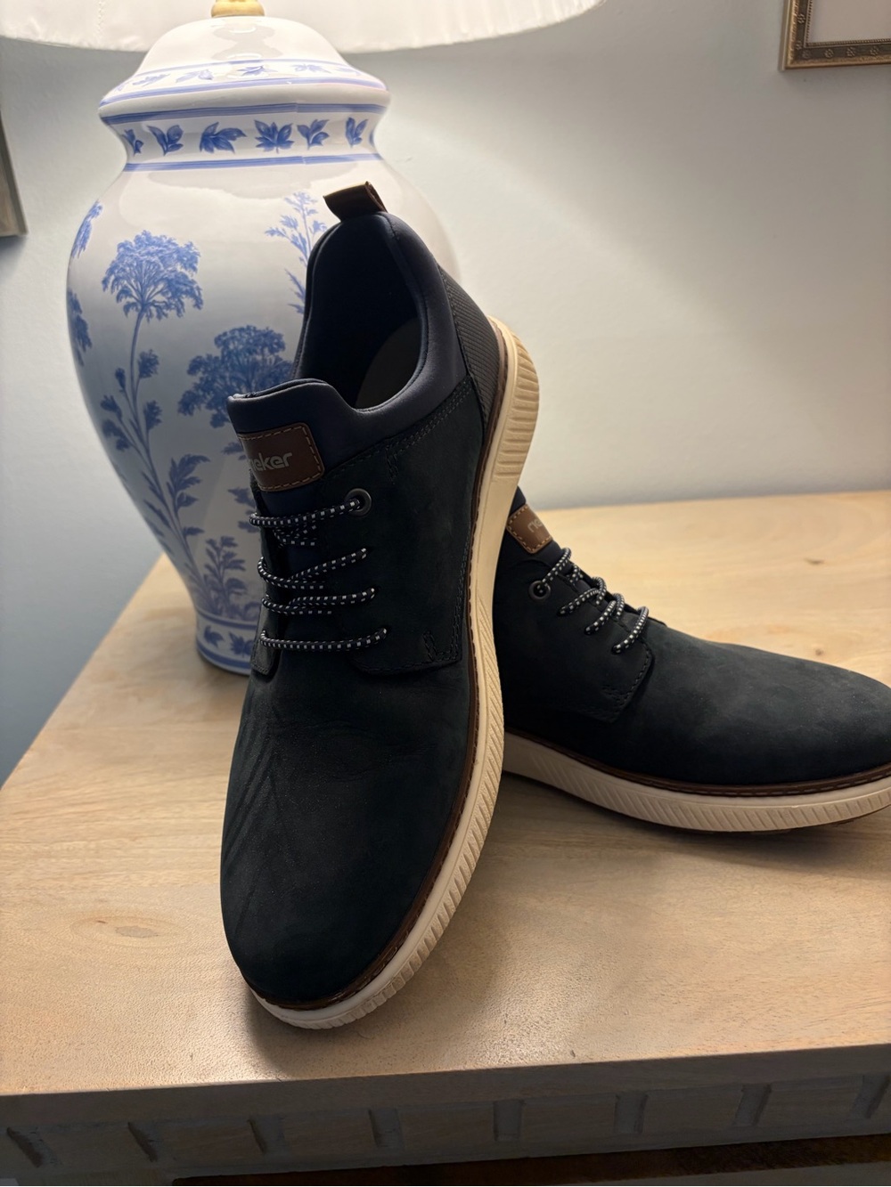 Rieker Men's Blue Lace-up